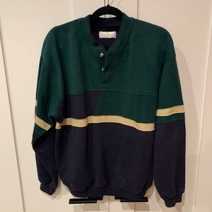 Preppy menswear pullover